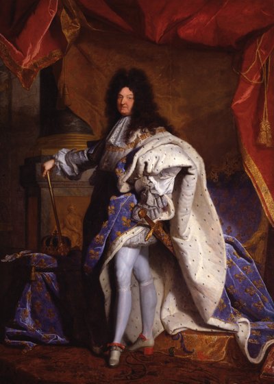Louis XIV, King of France (1638-1715) by Hyacinthe Francois Rigaud